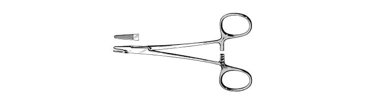 Hegar-Baumgartner Needle Holder, Tungsten Carbide