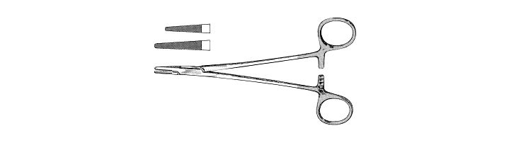 Crile-Wood Needle Holder, Tungsten Carbide
