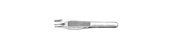 Brown-Adson Tissue Forceps, 9 x 9 teeth