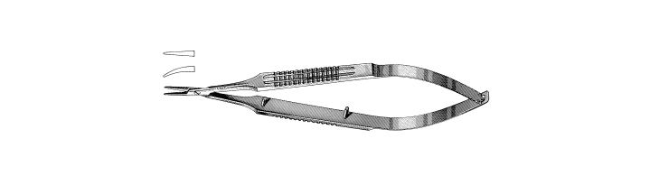Castroviejo Needle Holder, Wide Serrated Handles