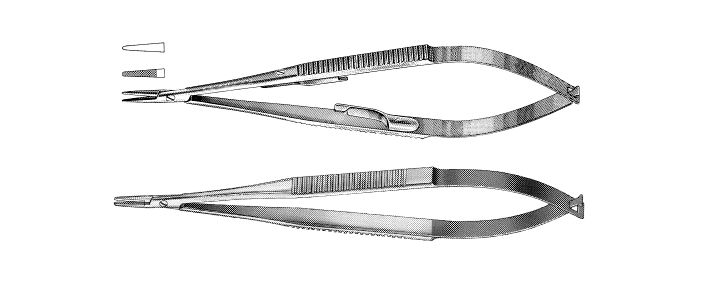 Castroviejo Needle Holder, Tungsten Carbide