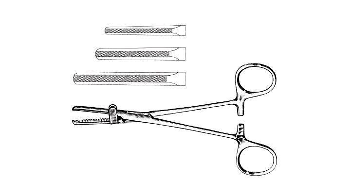 Tube Occluding Forceps w/U-Shaped Guard