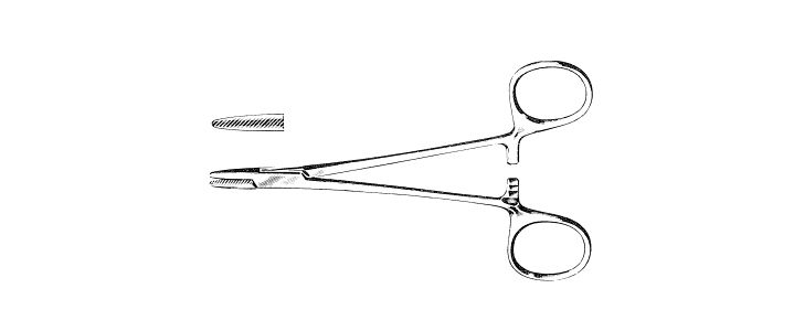 Brown Needle Holder