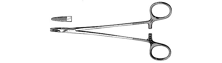 New Orleans Needle Holder, Tungsten Carbide