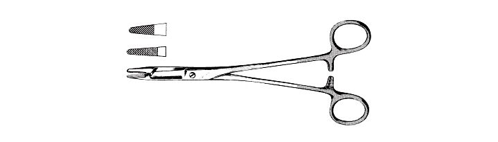 Olsen-Hegar Needle Holder/Scissors, Tungsten Carbide