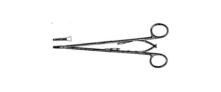 Diethrich Microvascular Needle Holder, Tungsten Carbide