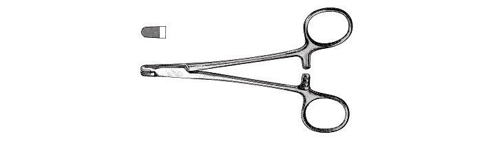 Rubio Sternal Needle Holder and Wire Twister, Tungsten Carbide