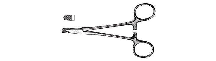 Sternal Needle Holder and Wire Twister, Tungsten Carbide
