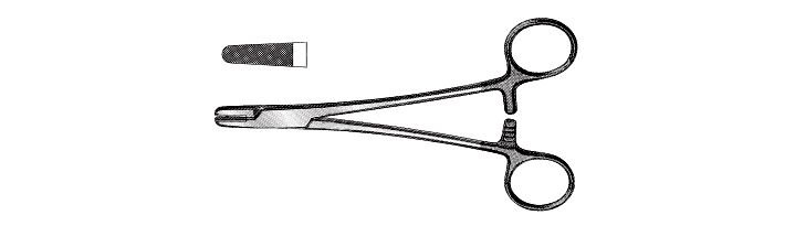 Berry Sternal Needle Holder and Wire Twister, Tungsten Carbide