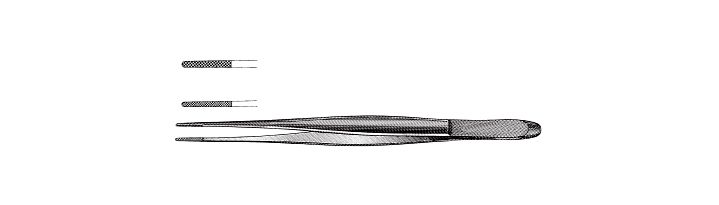 Cushing Needle and Tissue Pulling Forceps, Tungsten Carbide