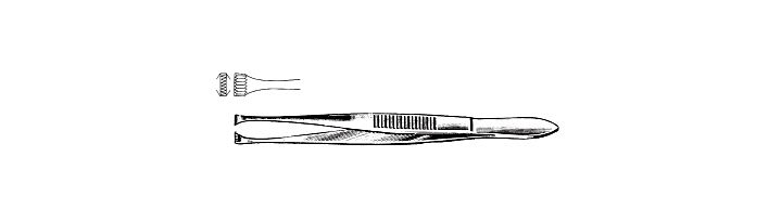 Von Graefe Tissue Forceps