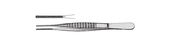 DeBakey Vascular Tissue Forceps