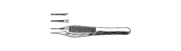Adson Dressing Forceps, Serrated