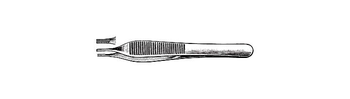 Brown-Adson Tissue Forceps, 9 x 9 teeth