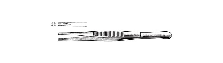 Brown Tissue Forceps