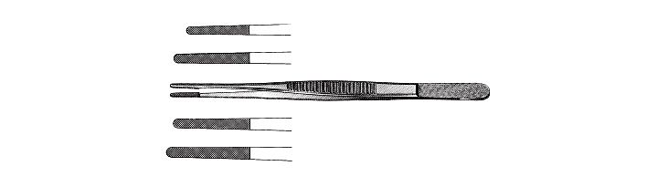 Potts-Smith Tissue Forceps, Tungsten Carbide