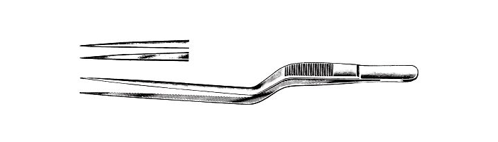 Jacobson Forceps, Bayonet Handle