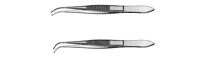Iris Tissue Forceps, Standard Pattern