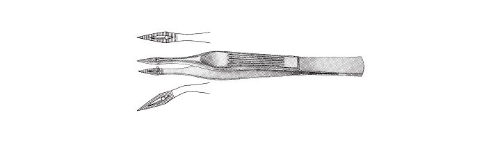 Carmalt Splinter Forceps