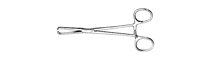 Stone Clamp Applying Forceps