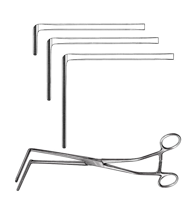 Glassman Anterior Resection Clamp, Atraumatic