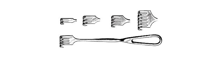 Volkman Retractor, USA Pattern, Sharp