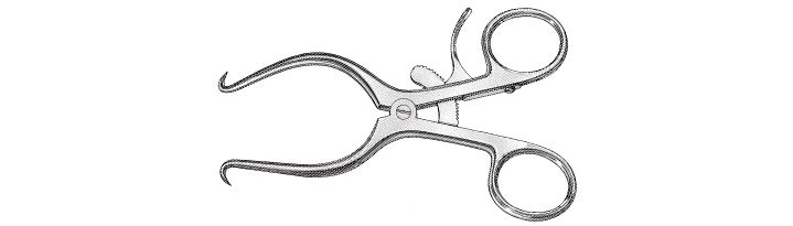 Gelpi Perineal Retractor, pediatric sizes