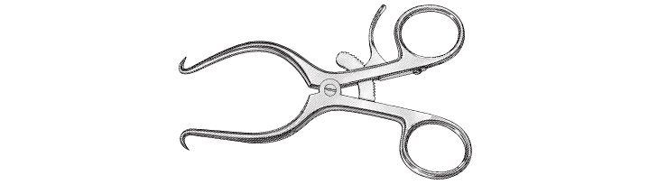 Gelpi Perineal Retractor, pediatric sizes, (Matte