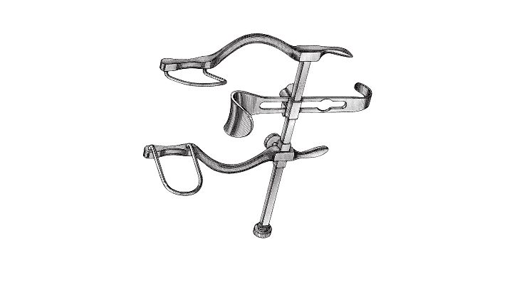 Balfour Abdominal Retractor, Pediatric Size