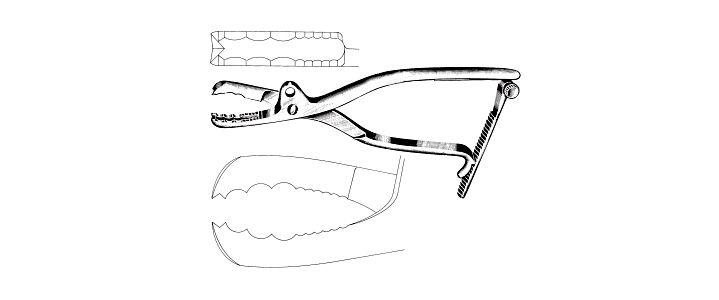 Farabeuf-Lambotte Bone Holding Clamp