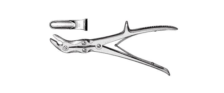 Stille-Luer Angular Duckbill Rongeur