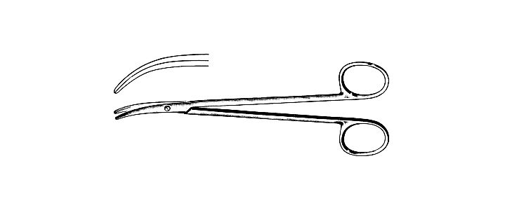 DeBakey Endarterectomy Scissors