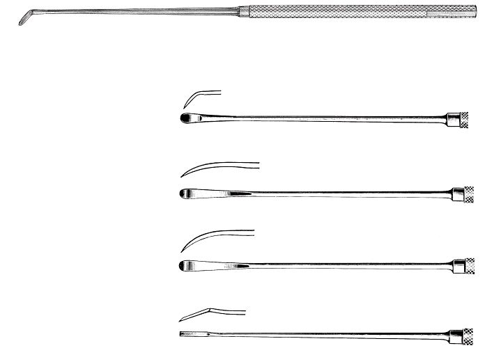 Yasargil Instrument, Straight Round Handle