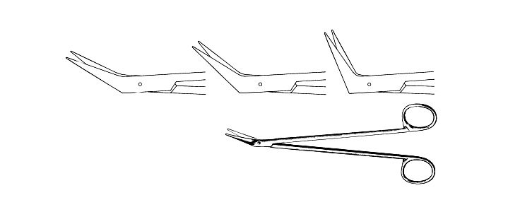 DeBakey-Potts Vascular Scissors